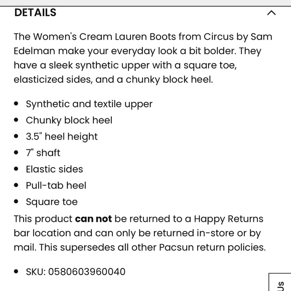 Circus by Sam Edelman Lauren patent leather boots size 6.5 - Picture 13 of 13